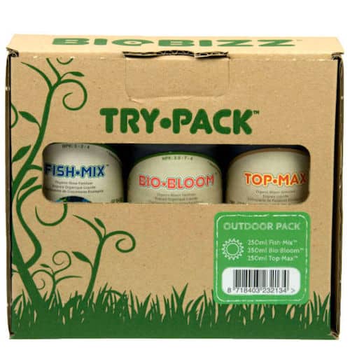 Biobizz Try Pack Outdoor - Kit Completo di Fertilizzanti per Coltivazione Outdoor