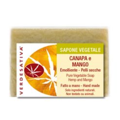 Sapone Canapa e Mango Emolliente per Pelli Secche