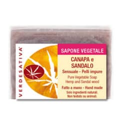 Sapone Canapa e Sandalo Sensuale per Pelli Impure