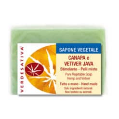 Sapone Canapa e Vetiver Java Stimolante per Pelli Miste