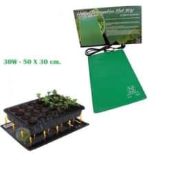 Tappetino Riscaldante 30W-50X30cm per Grow Box e Mini Serre