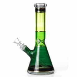 Bong Phoenix Gold Ice vetro borosilicato 5mm pipa vetro-verde