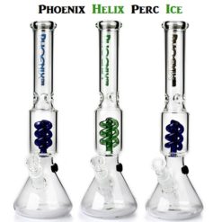 Bong Phoenix Helix Ice vetro Borosilicato 5mm